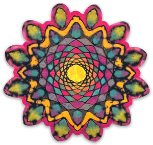 Reverse Mandala Sticker