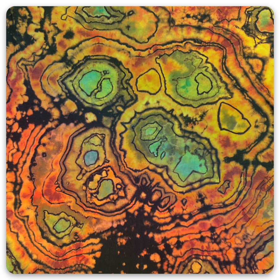 Holographic Reverse Geode Sticker