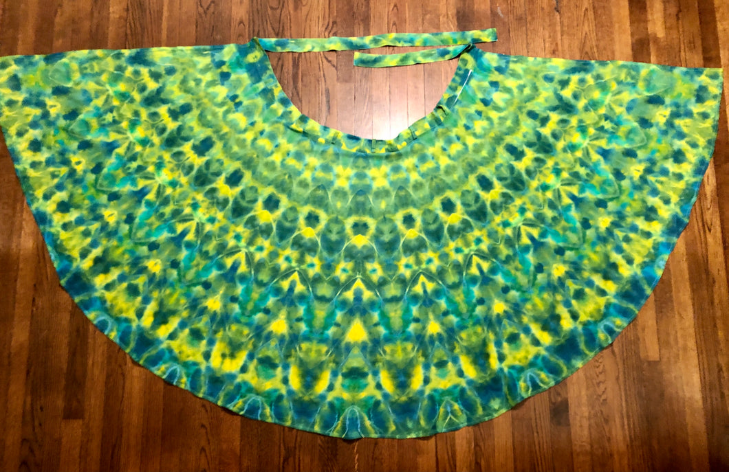 Cotton Wrap Skirt with zipper pocket