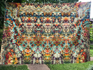 72” x 105” Reverse Dye Tapestry - unhemmed