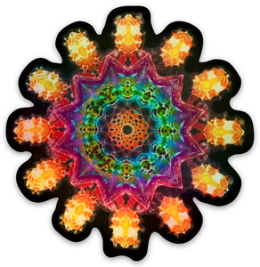 Holographic Mandala Sticker