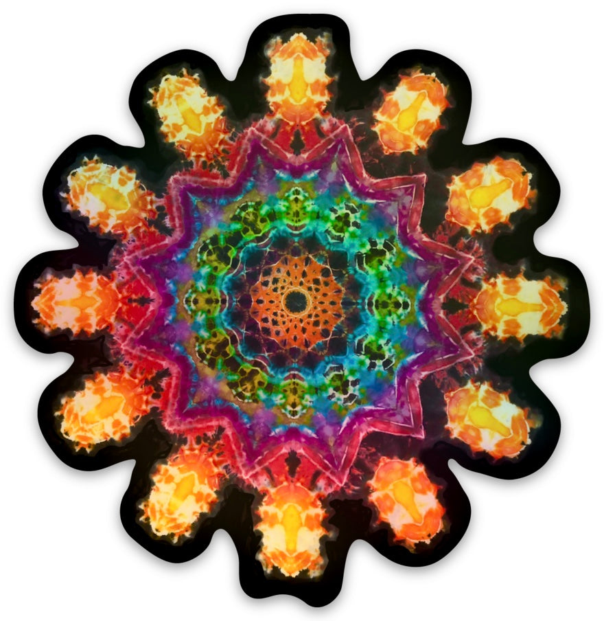 Holographic Mandala Sticker