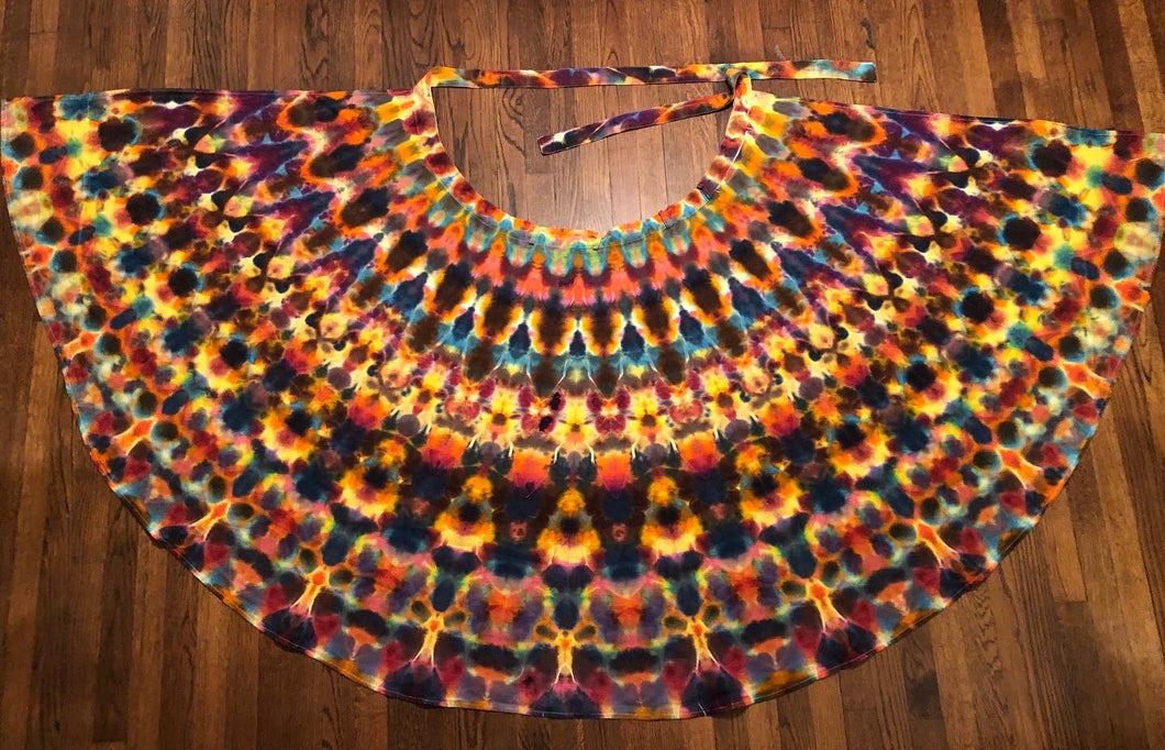 Cotton Wrap Skirt with zipper pocket