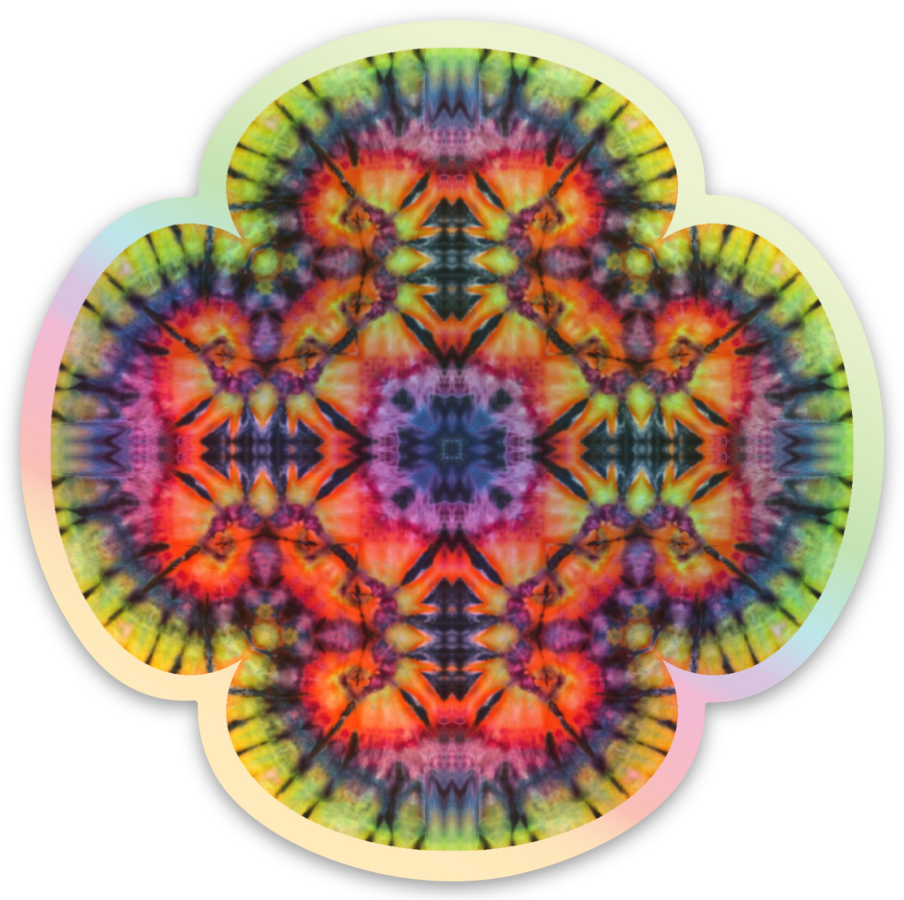 Holographic Fractal Sticker
