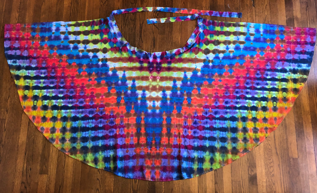 Cotton Wrap Skirt with zipper pocket