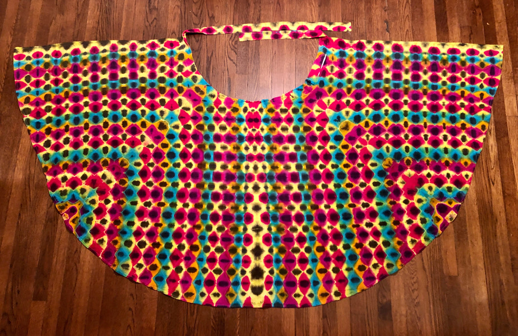 Cotton Wrap Skirt with zipper pocket